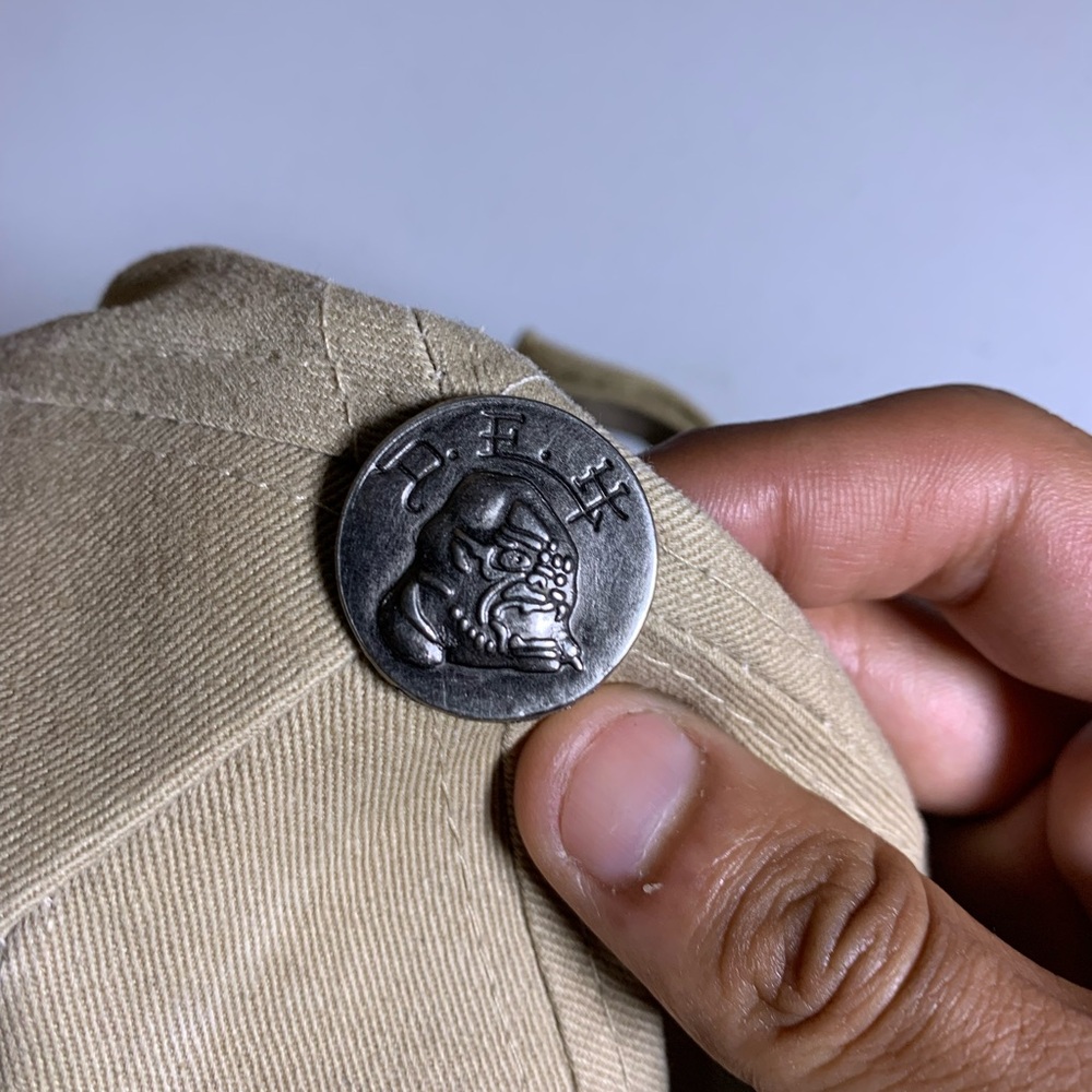 Ed Hardy Tan Cap with Skull and Heart Design - Picture 7 of 8